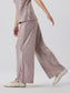 PRE-ORDER NKFDITSA WIDE PANT - Mauve Mist