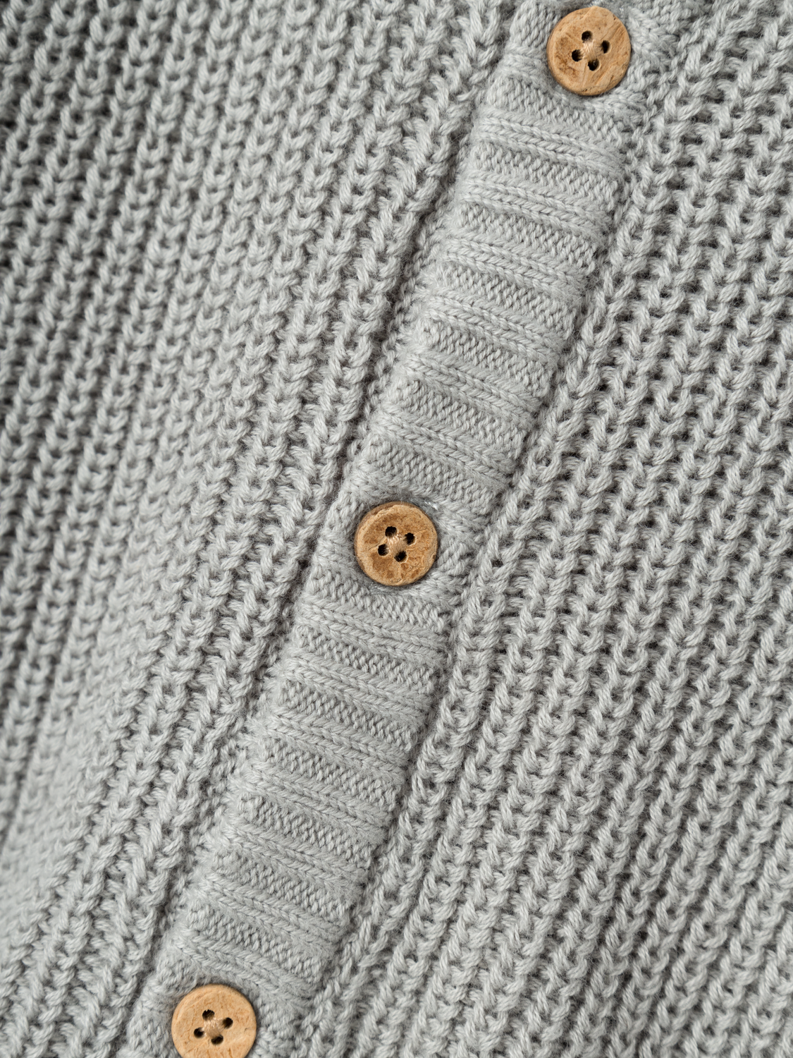 NMNEMLEN Knit Cardigan - Limestone