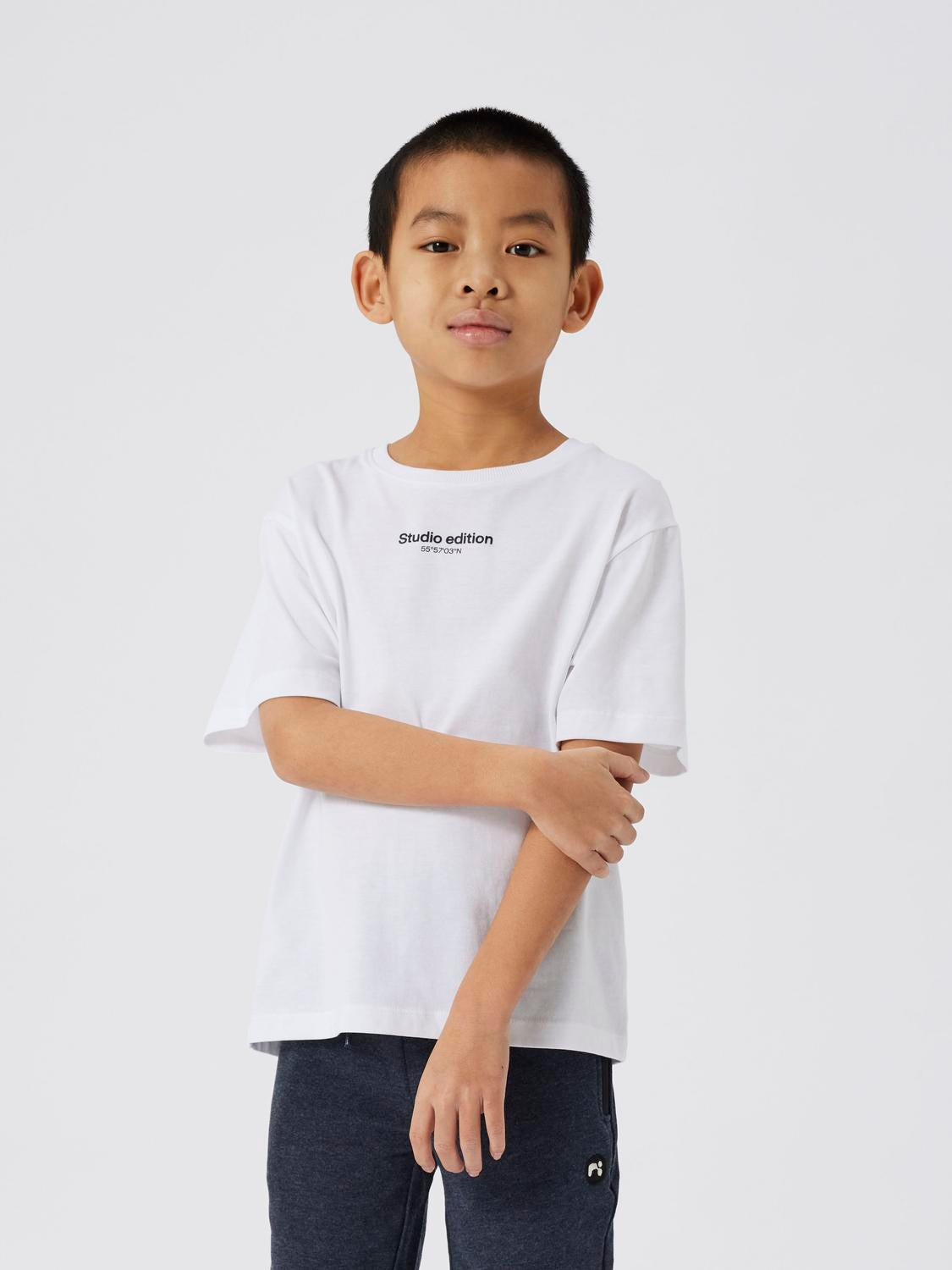 NKMBRODY T-Shirts & Tops - Bright White